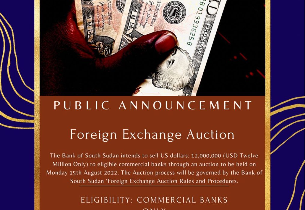 Public Announcement: Foreign Exchange Auction